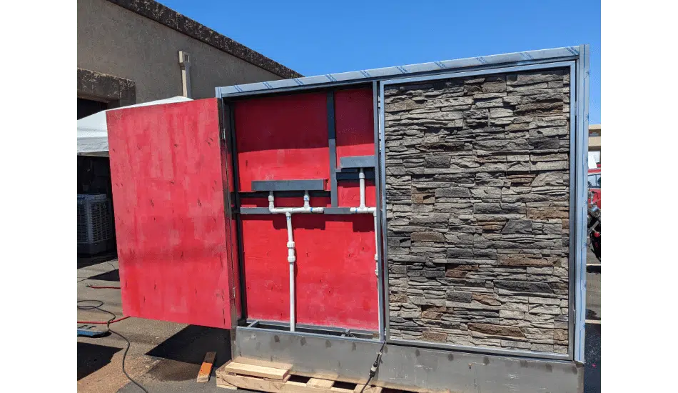 Triple Scupper Water Fall